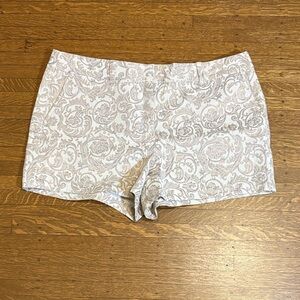 Beautiful Loft Paisley Print Shorts with Sparkle